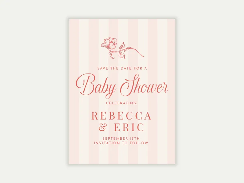 Dolce Vita Shower - baby_save_the_date - Invitation