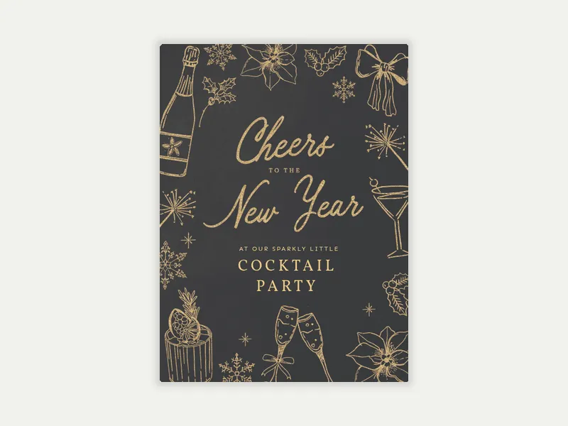 Winter Cheers - new_years - Invitation