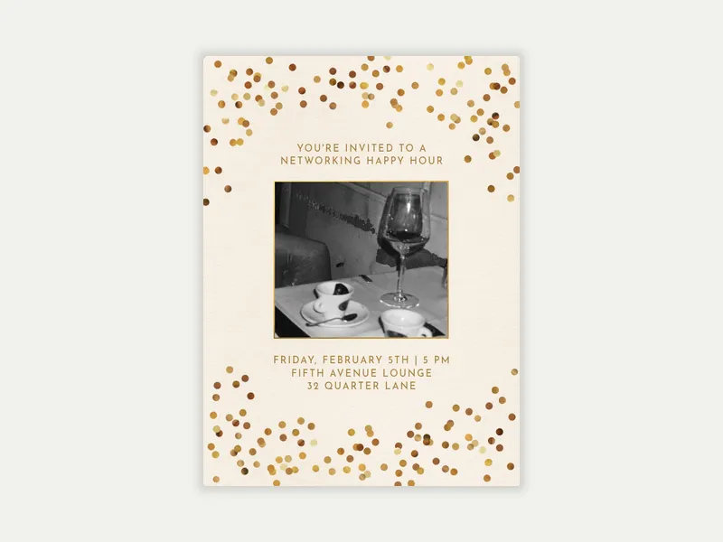 Festive Confetti (Photo) - business_dyo_uyo - Invitation