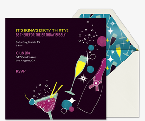 21st birthday invitation templates free