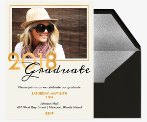 photo invitations graduation