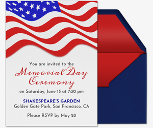 memorial day invitations