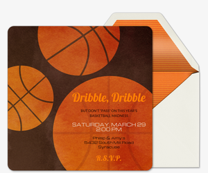free college basketball online invitations evite