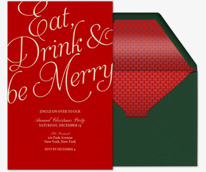 christmas party evites