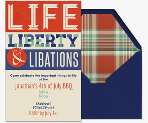 free fourth of july party invitations evite com