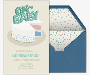 baby gender reveal invitations
