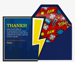 kids thank you free online invitations