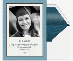 graduate gratitude invitation