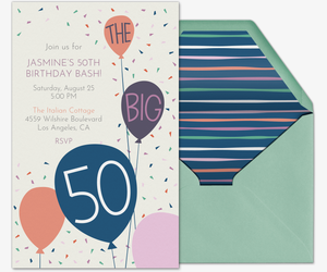 free birthday milestone invitations evite com