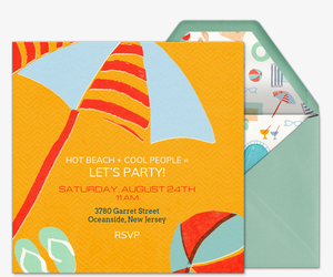 free pool party invitations evite com