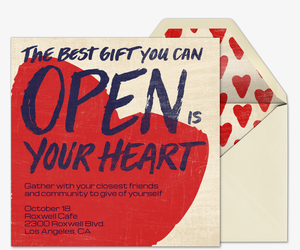 free charity fundraiser event online invitations evite com