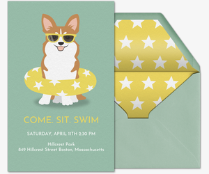free pool party invitations evite com