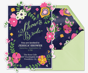 Free Bridal Shower Invitations Evite Shower The Bride Invitation