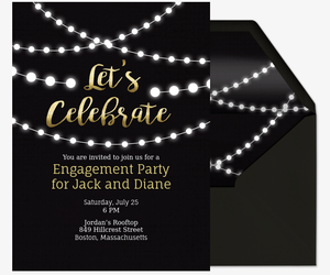 free engagement party invitations evite com