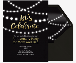 free online wedding anniversary invitation w rsvp tracker evite invite online