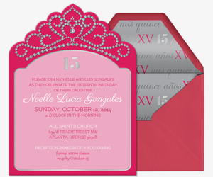 Invitaciones De Quinceanera Gratis Evite
