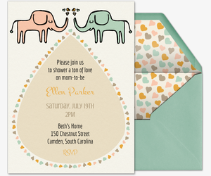 Featured image of post Elephant Baby Shower Invitations Online