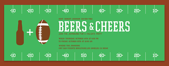 free tailgating party online invitations evite