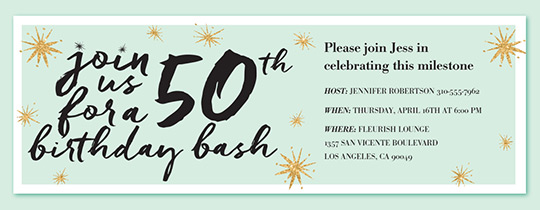 free birthday milestone invitations evite