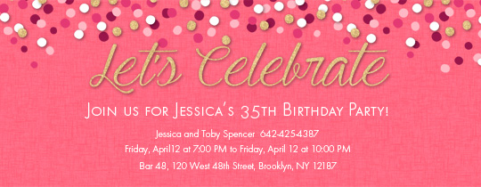 free birthday party invitations for her evite