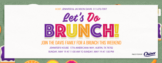 Free Brunch Lunch Party Invitations Evite