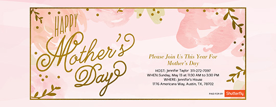 Free Mother s Day Online Invitations Evite