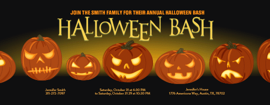 free halloween evites