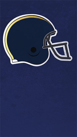 Helmet Blue Gold Invitation