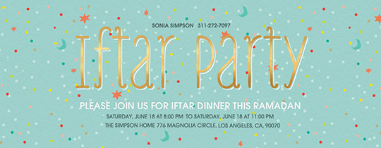 free online ramadan invitations evite com