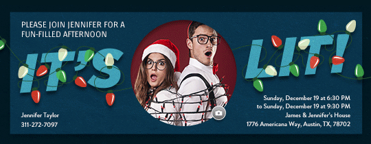 free holiday party invitations