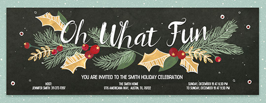 free online christmas invitations evite