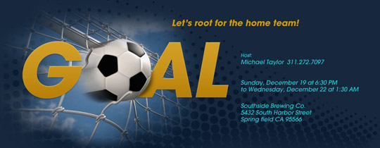 soccer invitations templates