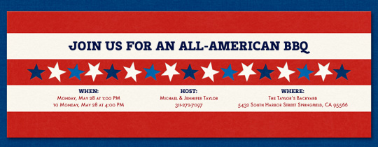 free fourth of july party invitations evite com