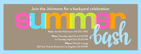 summer bbq invite